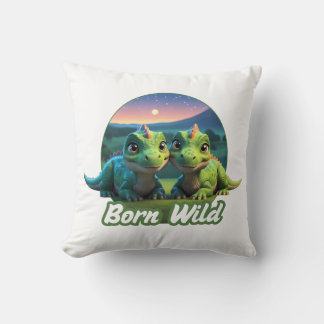 Cojín Decorativo Zwei kleine Dinos - Born Wild