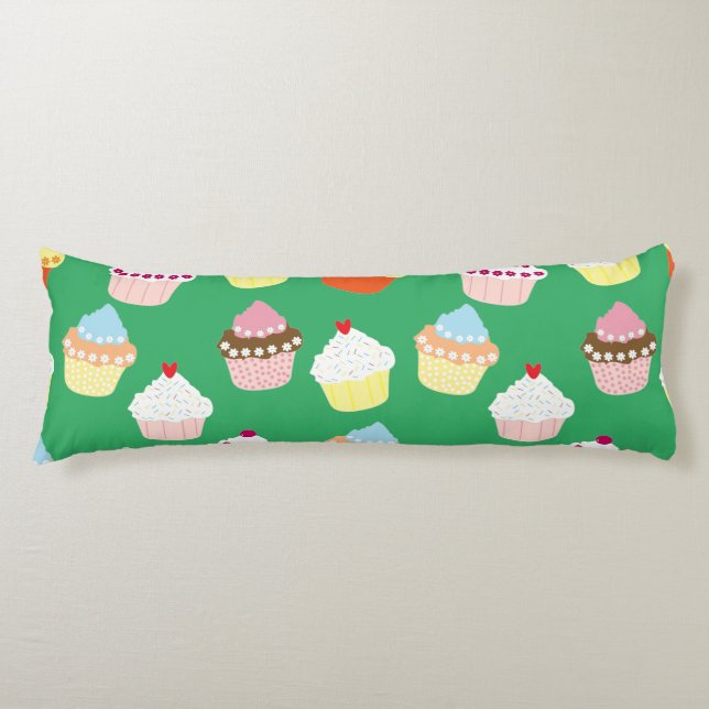 Cojín Deliciosos pasteles de cumpleaños decorados Almoha (Anverso)