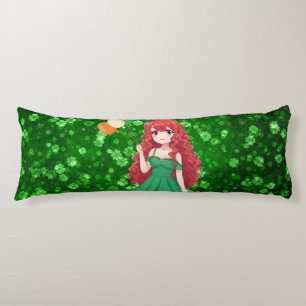 Cojín Día de San Patricio linda, anime irlandesa