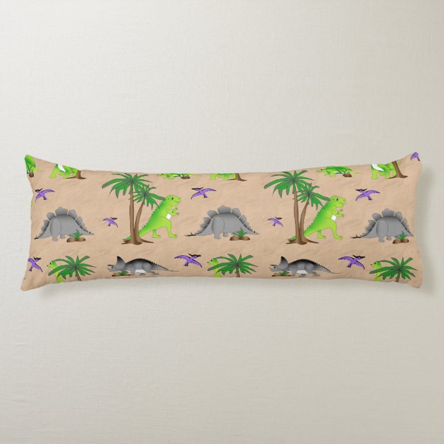 Cojín Dinosaur Land Cute Dino (Anverso)