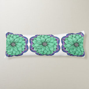 Cojín Diseño AZUL del POINSETTIA