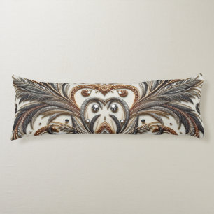 Cojín Diseño barroco glamuroso con piedras de Purpurina