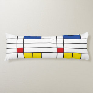 Cojín Diseño de arte moderno Mondrian II Minimalista De