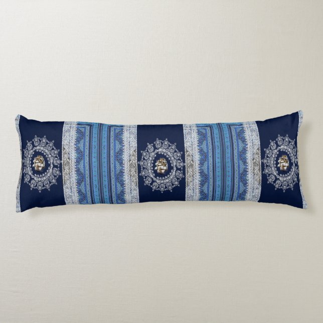 Cojín Diseño de cama de época 4u (Reverso)