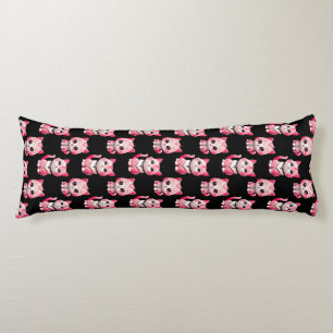 Cojín Diseño de gatos kawaii rosados