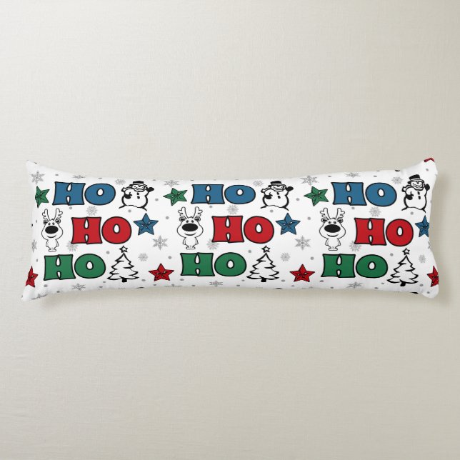 Cojín Diseño de Navidades Ho-Ho-Ho (Anverso)