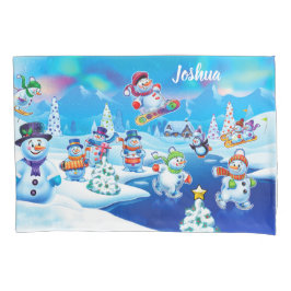 Cojín Diseño de Navidades para niños con una sola funda 