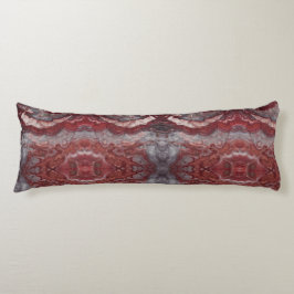 Cojín Diseño de Piedra Roja