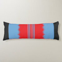 diseño de un patrón rojo y azul