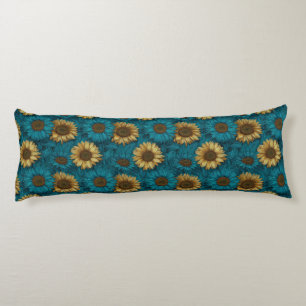 Cojín Diseño decorativo floral de girasol Lujo Maternit