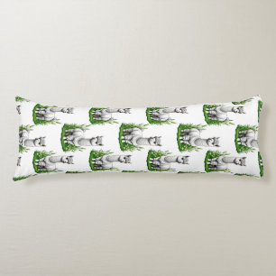 Cojín Diseño del patrón de camello llama Alpaca