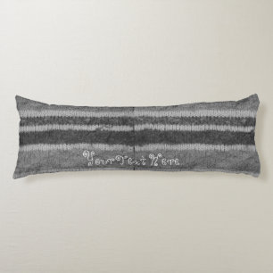 Cojín diseño divertido a rayas blancas y negras de punt