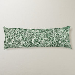 Cojín diseño floral verde caléndula de william morris