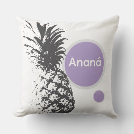 Cojín diseño piña colores