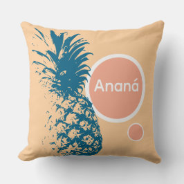 Cojín diseño piña colores