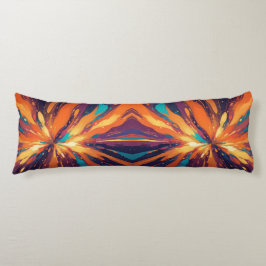 Cojín Diseño psicodélico oscuro