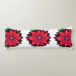 Cojín Diseño ROJO CLÁSICO del POINSETTIA