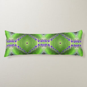 Cojín Diseño verde y púrpura