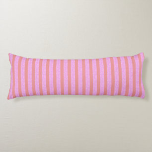 Cojín Dorm Pillow del Colegio de Stripe Rosa
