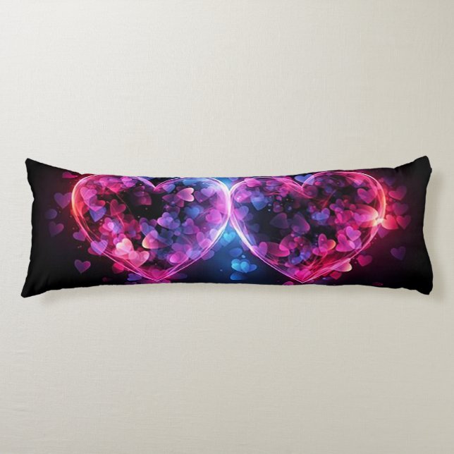 Cojín Dos corazones (Anverso)