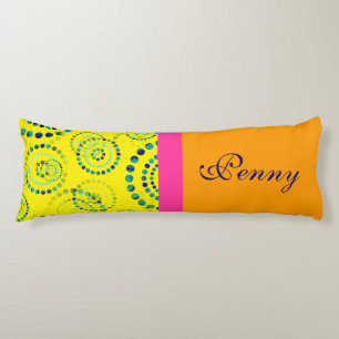 Cojín Dots Circle Power Flowers II + tu backgr. y idea