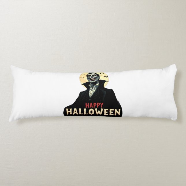 Cojín Drácula te desea una noche aterradora (Anverso)