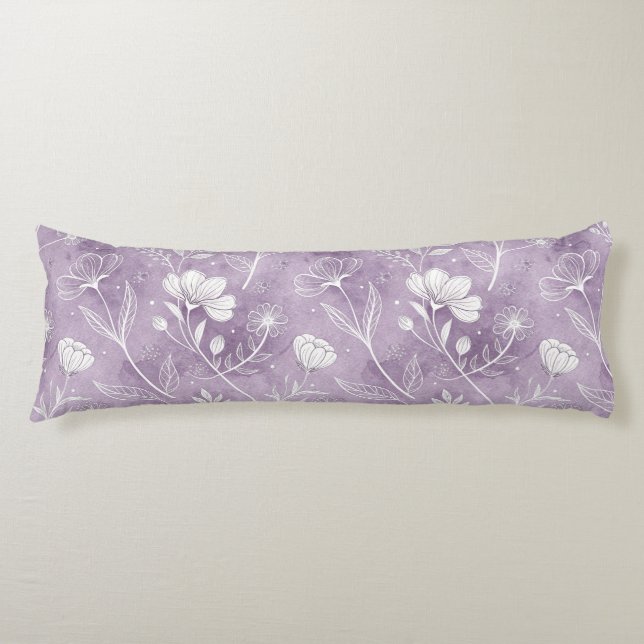 Cojín Dreamy Floral Botanical Body Pillow (Anverso)