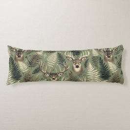 Cojín Earthy Deer Antlers & Ferns