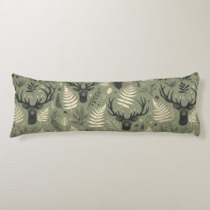 Cojín Earthy Deer Antlers & Ferns
