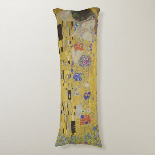 Cojín El Beso, Pintura al Óleo Art Nouveau, Gustav Klimt