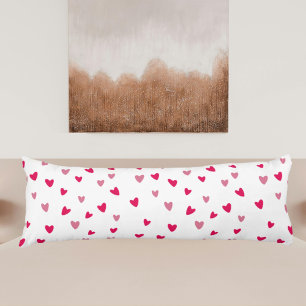 Cojín El día de San Valentín de corazoncitos cortos