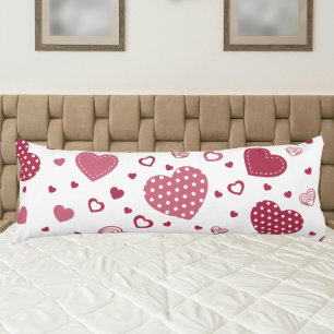 Cojín El día de San Valentín de corazones cortos