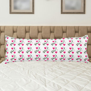 Cojín El día de San Valentín de corazones rosados