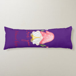 Cojín el día de San Valentín gnome personalizado persona