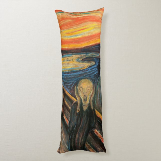 Cojín El grito de Edvard Munch (Atrás (Vertical))
