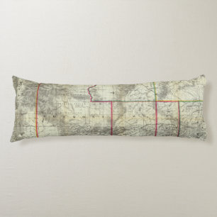 Cojín El nuevo mapa de Holt, Wyoming