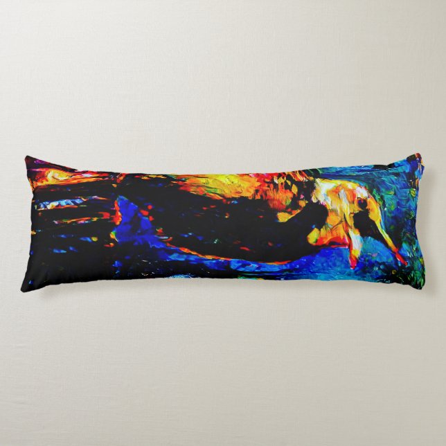 Cojín El pájaro solitario 2 (Anverso)