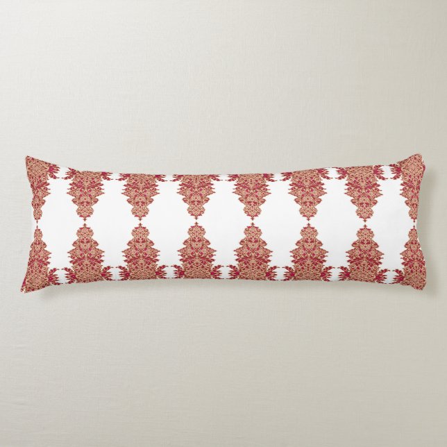 Cojín El poder de un fondo negro con un patrón rojo (Anverso)