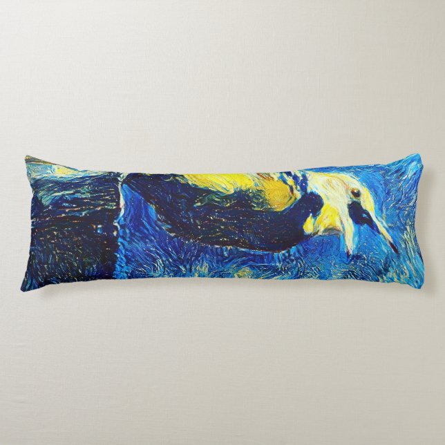 Cojín El solitario estilo VanGogh (Anverso)