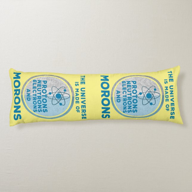 Cojín El Universo está hecho de tontos (Reverso)