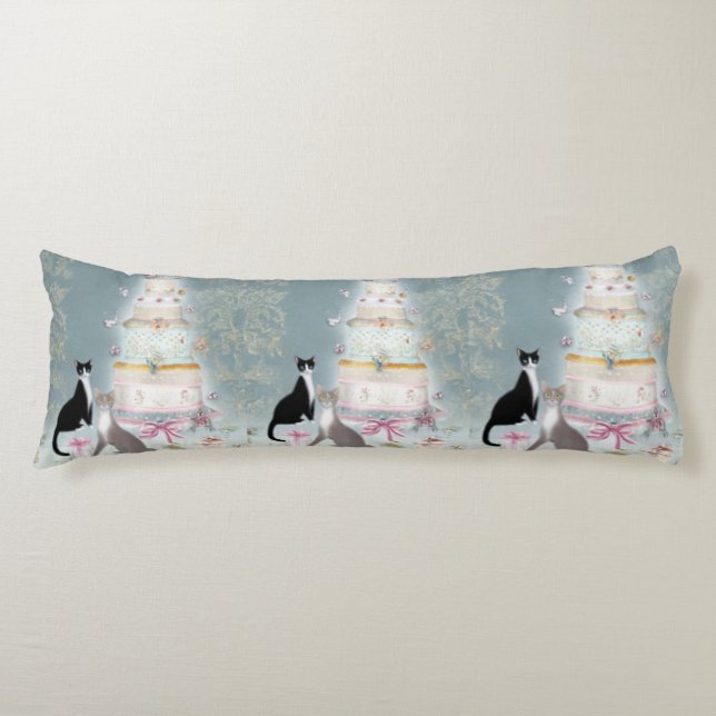 Cojín Elegant Cat Celebration Cake (Anverso)