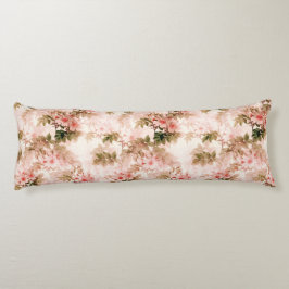 Cojín Elegante Camas de Diseño Floral Rosa Vintage