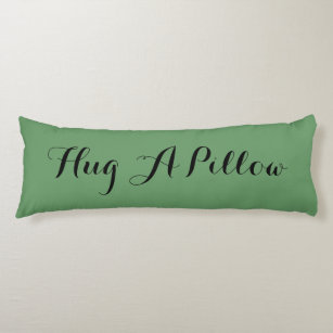 Cojín Elegante Hugo Verde Retro Fuente Cursiva De Pillow
