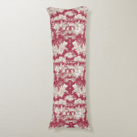 Elegante lago rojo vintage toile de jouy