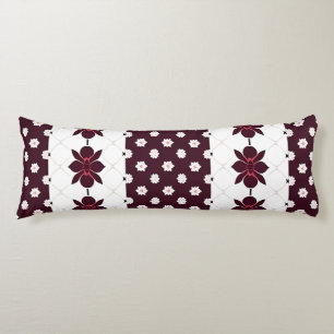 Cojín Elegante patrón floral con loto y flor