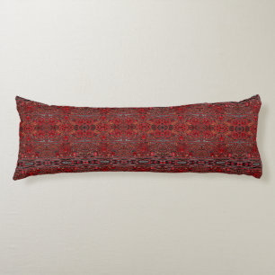 Cojín elegante y sofisticado rubí de oro rojo burgundy