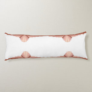 Cojín Elementos Art deco en oro rosa completo