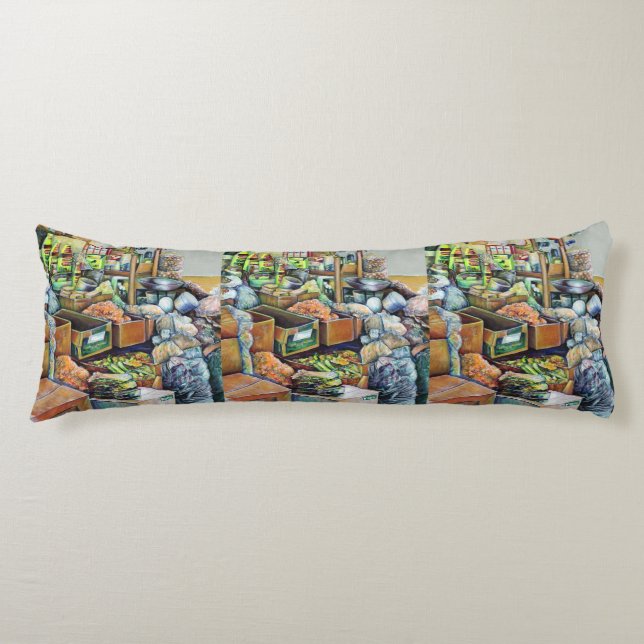 Cojín Encantadoras promesas del fino Centro Tekka, Singa (Anverso)