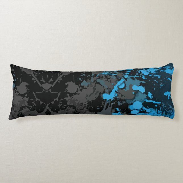 Cojín Ensanchamientos, líneas y caos vibrante (Anverso)