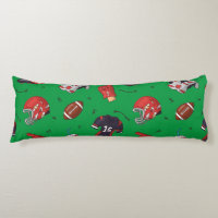 Equipo deportivo de fútbol con patrón de comida